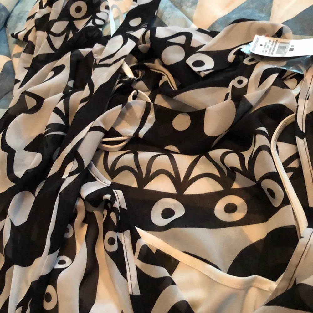 Black and white dress